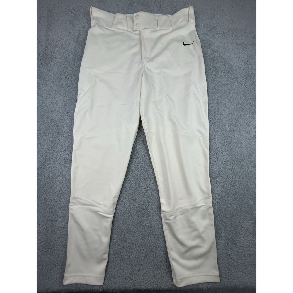 Nike Engineered Vapor Select 2 Baseball Pants BQ5488 120 Off-White Mens Size XL